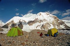 
Shagring Camp On The Upper Baltoro Glacier With Baltoro Kangri
